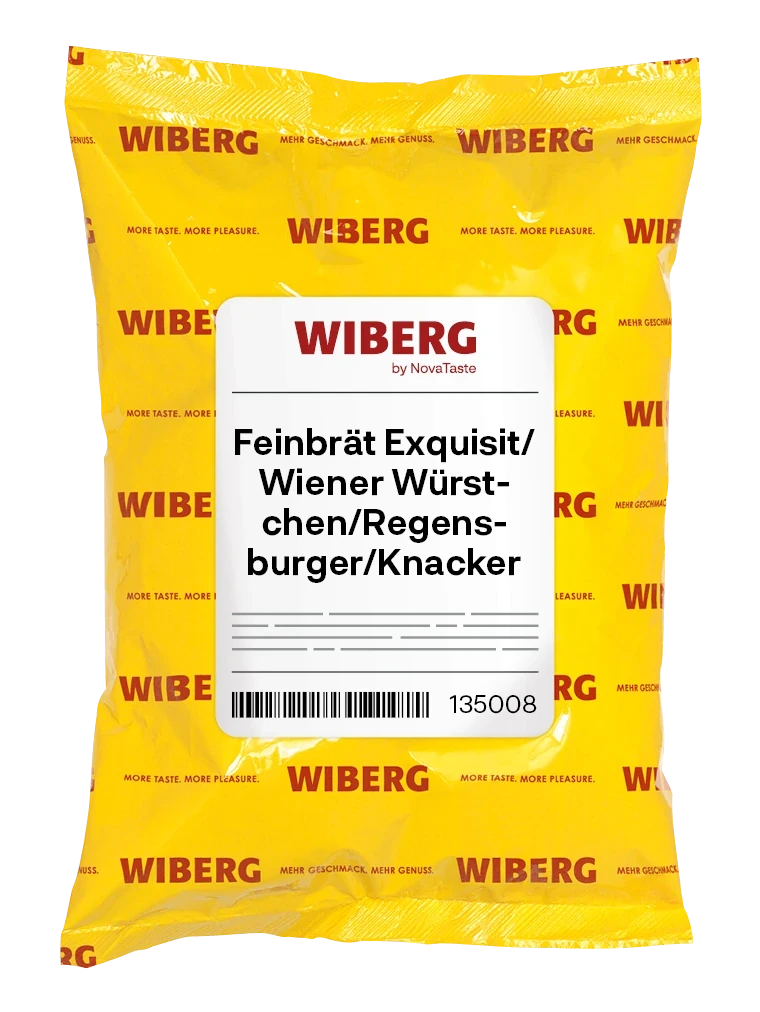 WIBERG WIBERG | Feinbrät Exquisit/Wiener Würstchen/Regensburger/Knacker | 1 kg Produktbild
