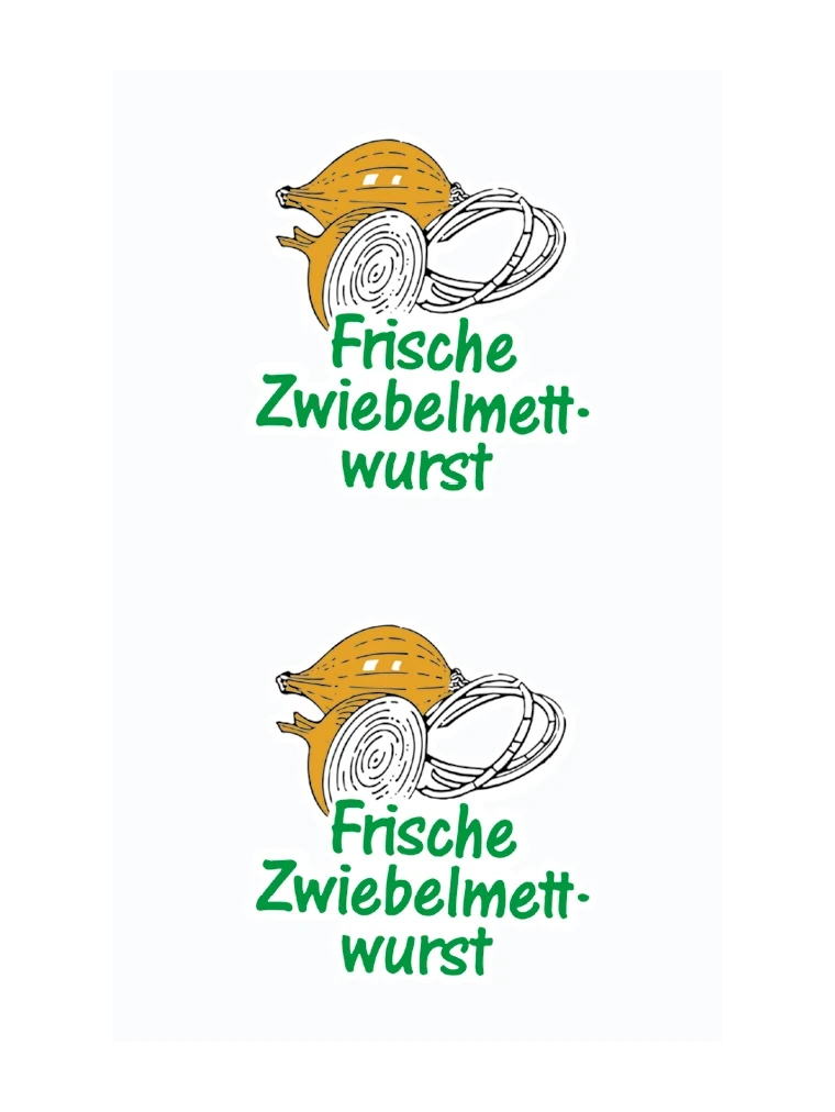 Frische Zwiebelmettwurst gestippt NK 43/gerafft (25 Meter) WI-STERIL TRANSPARENT (NICHT rauchdurchlässig)