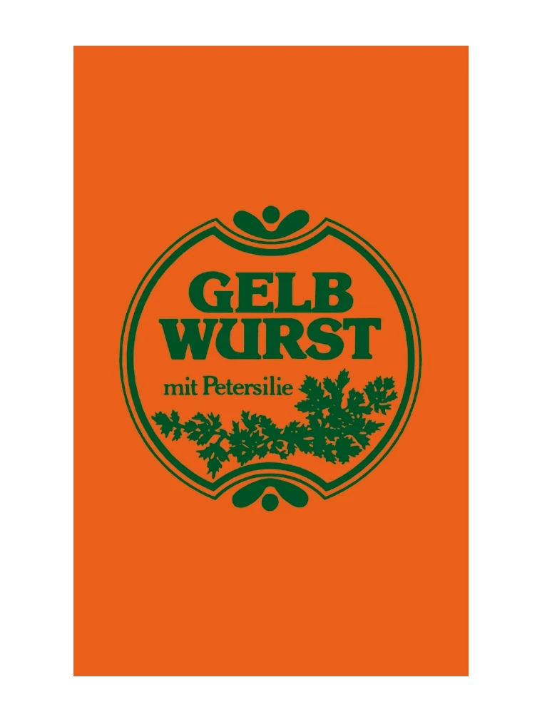 Gelbwurst mit Petersilie NK 60/50 SAFE-FASER GELB (NICHT rauchdurchlässig)