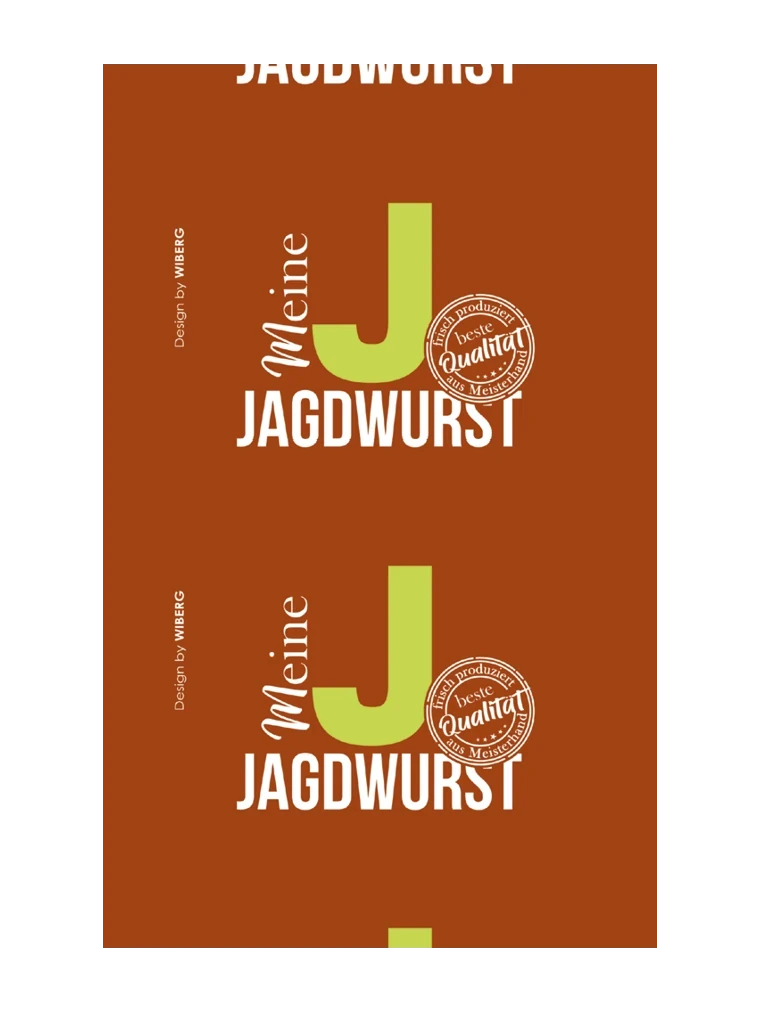Jagdwurst NK 55/21 SAFE-FASER HELLBRAUN (NICHT rauchdurchlässig)