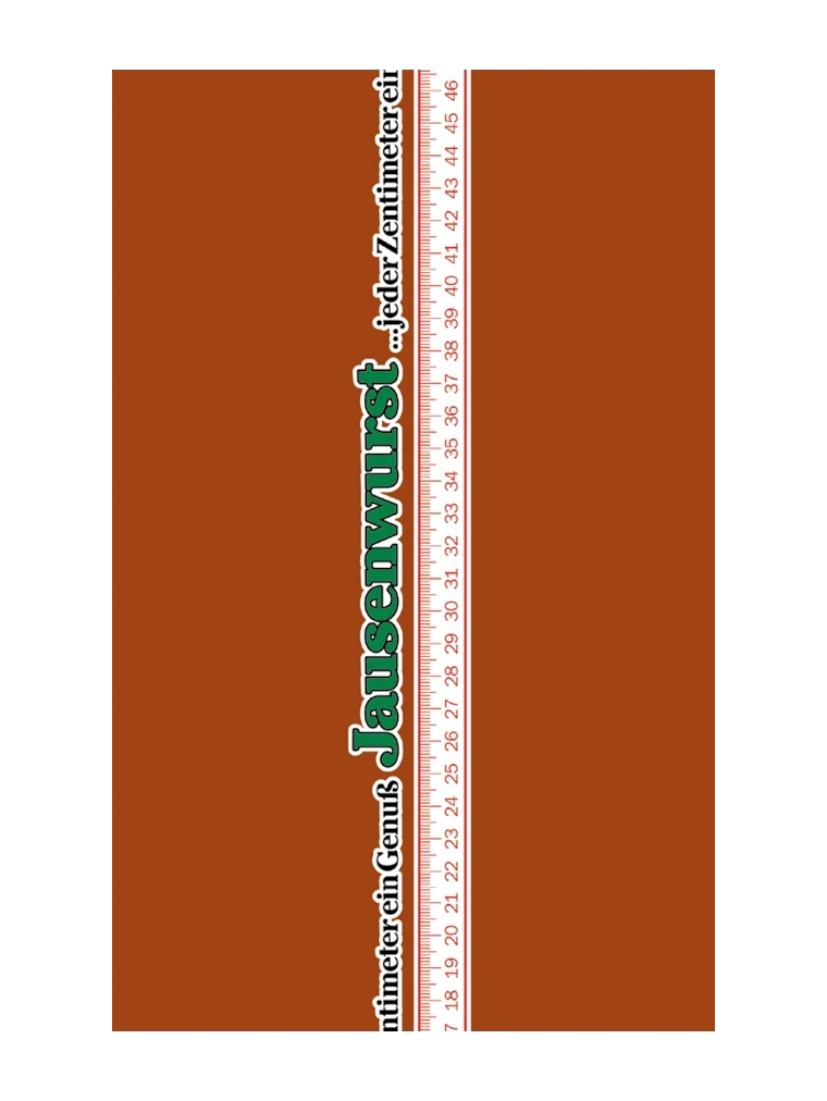 Jausenwurst - Zentimeter NK 45/60 FASER BAK-D (rauchdurchlässig)