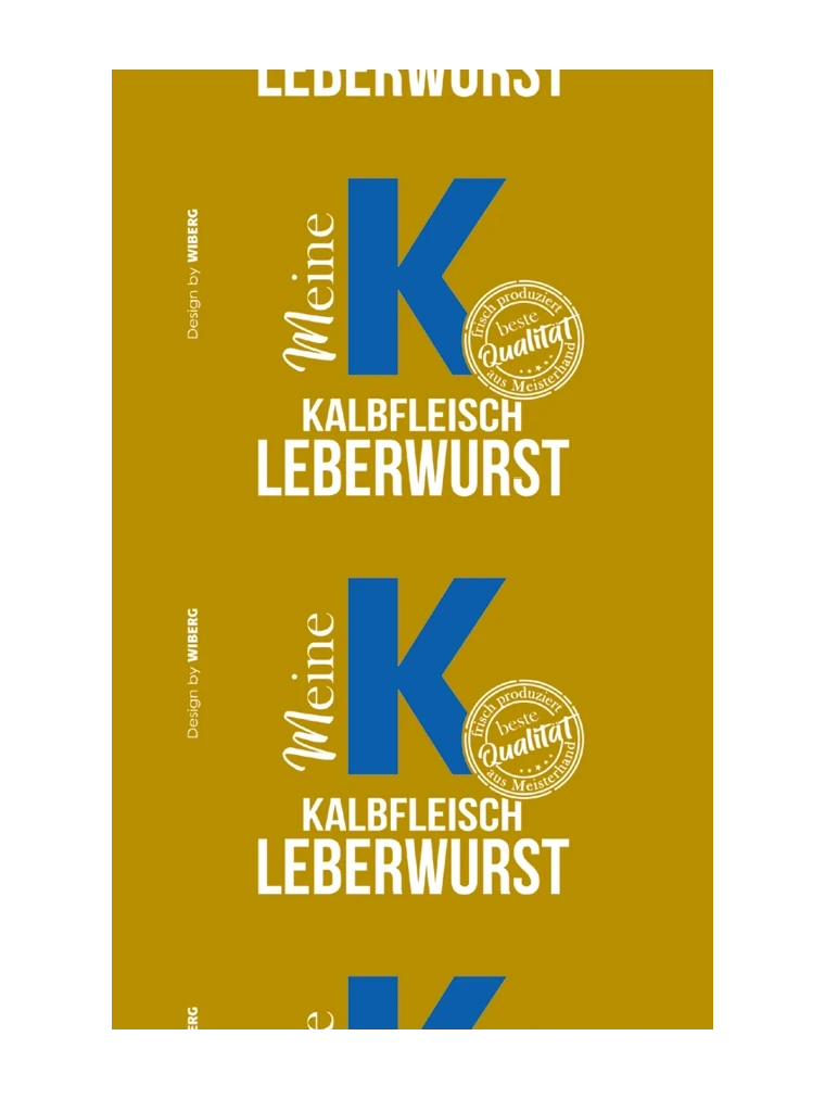 Kalbfleischleberwurst NK 45/21 SAFE-FASER GOLD (NICHT rauchdurchlässig)