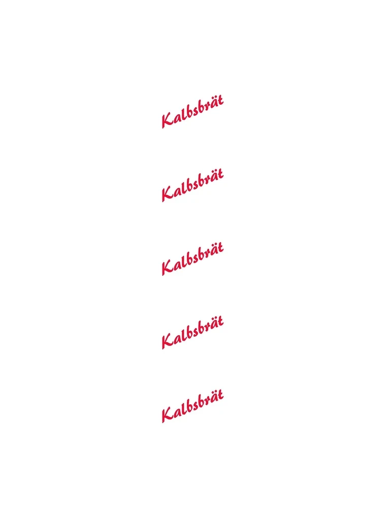Emballage du produit Kalbsbrät NK 60/gerafft (33,3 Meter) WI-BAR® WEISS (NICHT rauchdurchlässig)