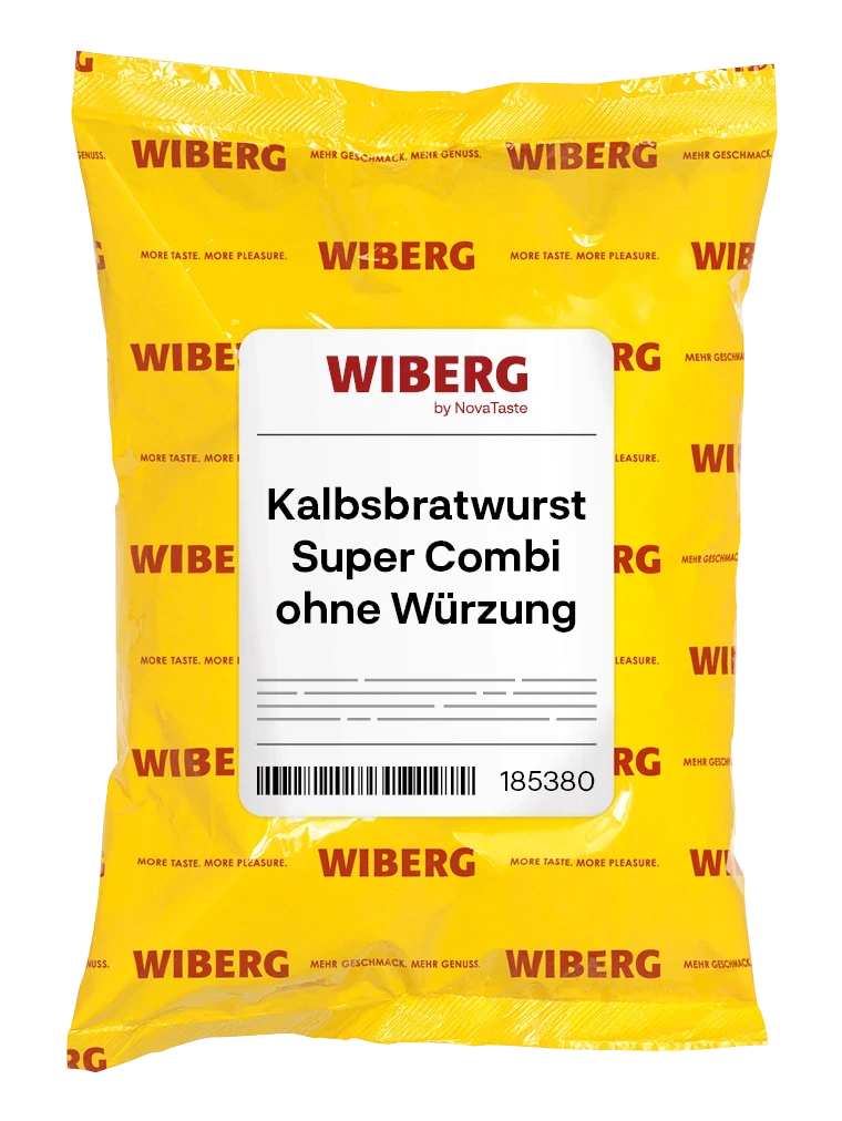 Produktverpackung Kalbsbratwurst Super Combi ohne Würzung