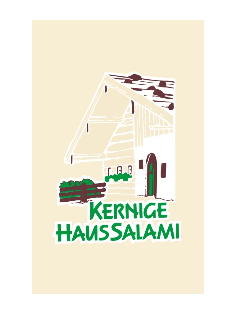 Kernige Haussalami NK 80/50 FASER FARBLOS-D (rauchdurchlässig)