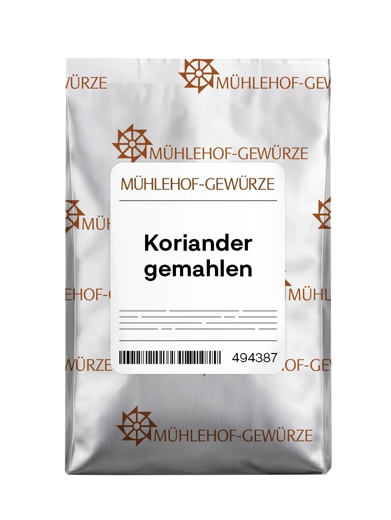 Emballage du produit Koriander MÜHLEHOF gemahlen