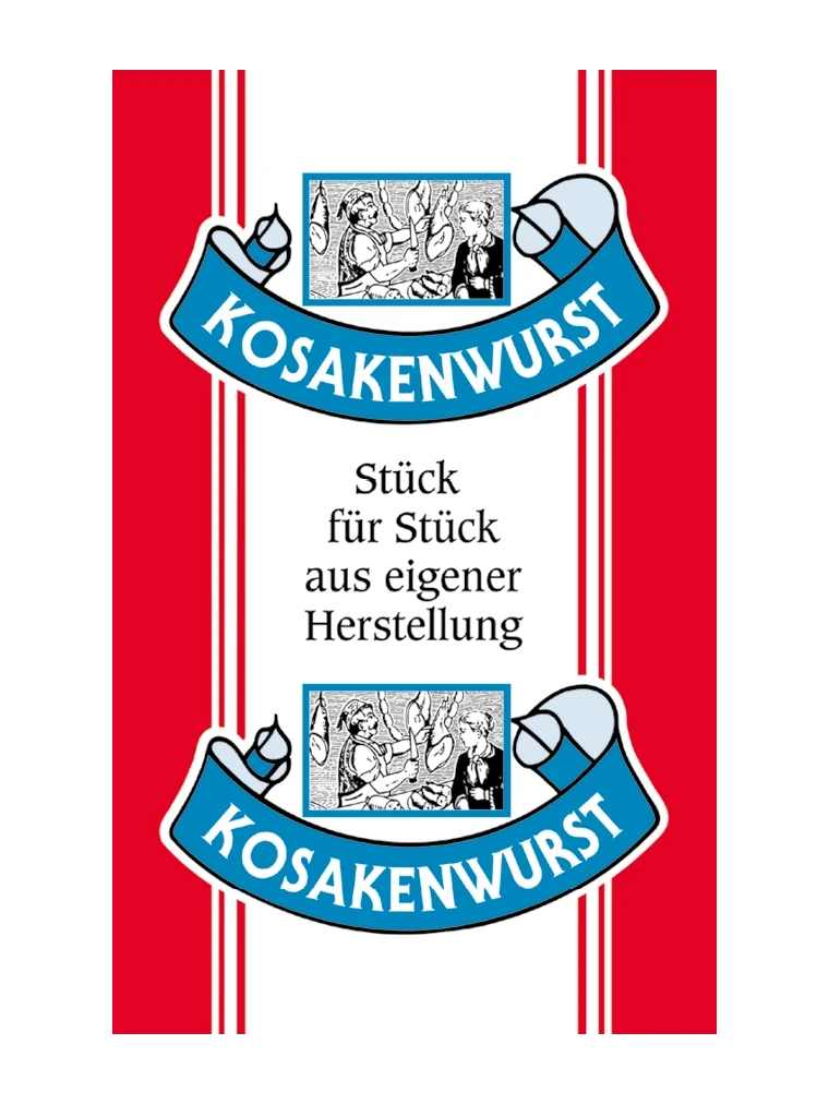 Kosakenwurst NK 55/21 SAFE-FASER ROT (NICHT rauchdurchlässig)