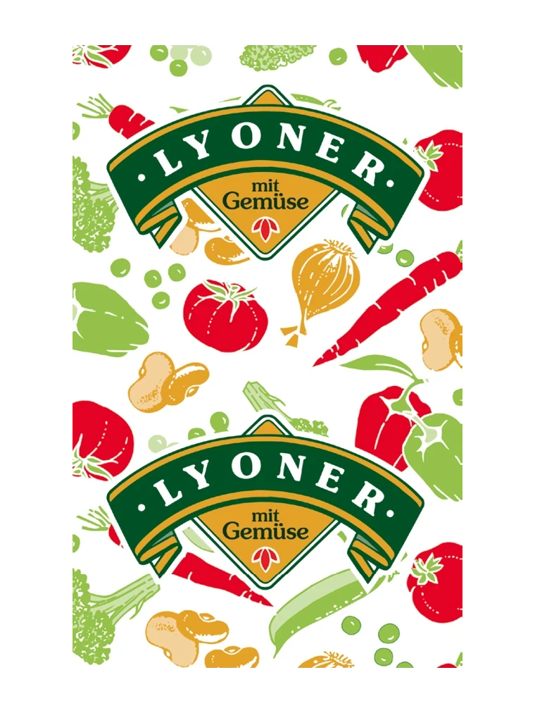 Lyoner mit Gemüse NK 90/50 SAFE-FASER WEISS (NICHT rauchdurchlässig)