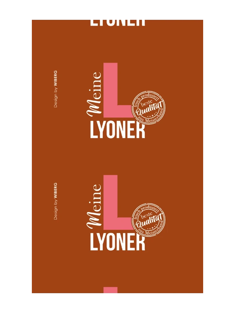 Lyoner NK 90/50 WI-BAR®-B BRAUN-MATT (NICHT rauchdurchlässig)