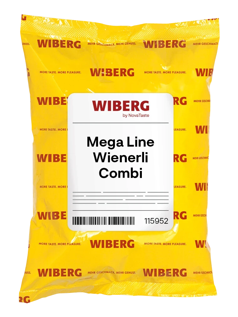Emballage du produit Mega Line Wienerli Combi