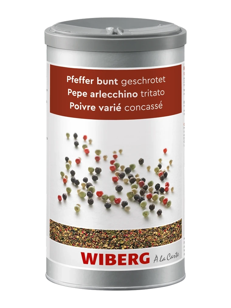 Pfeffer bunt, geschrotet