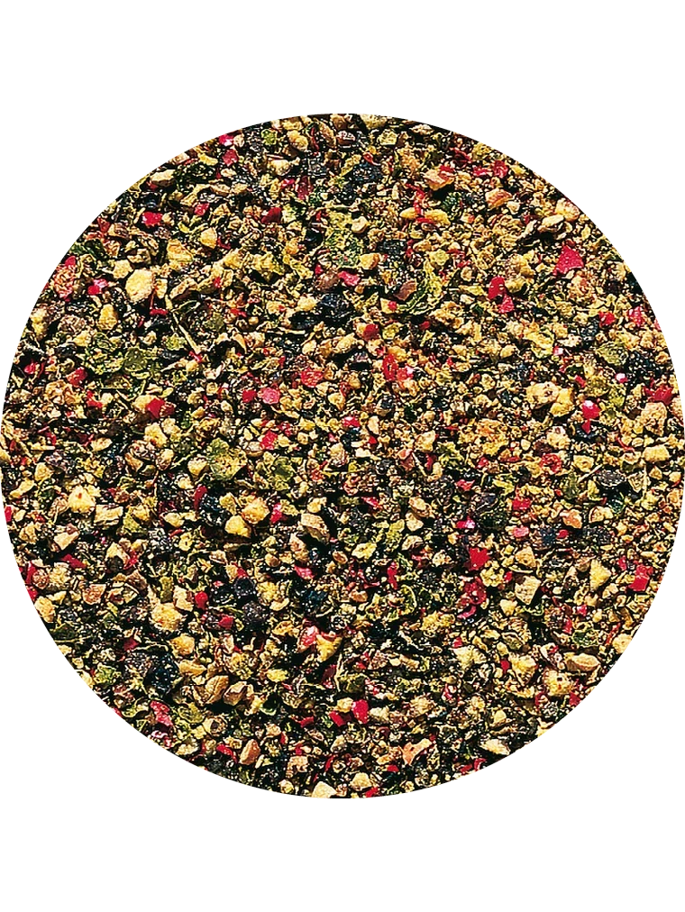 Pfeffer bunt, geschrotet