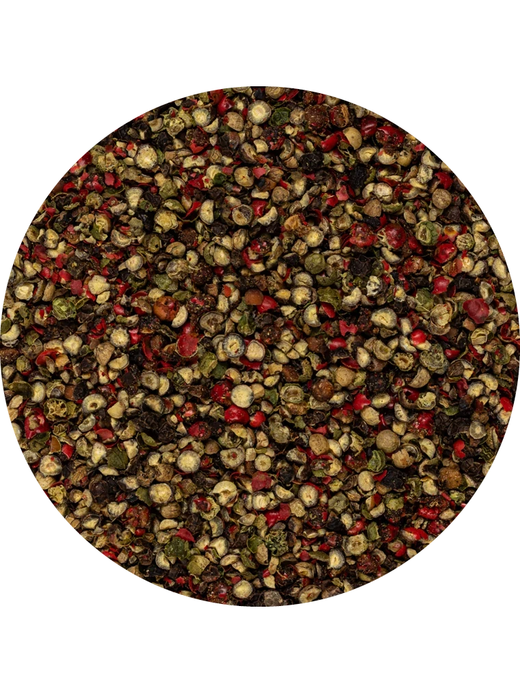 Pfeffer bunt geschrotet