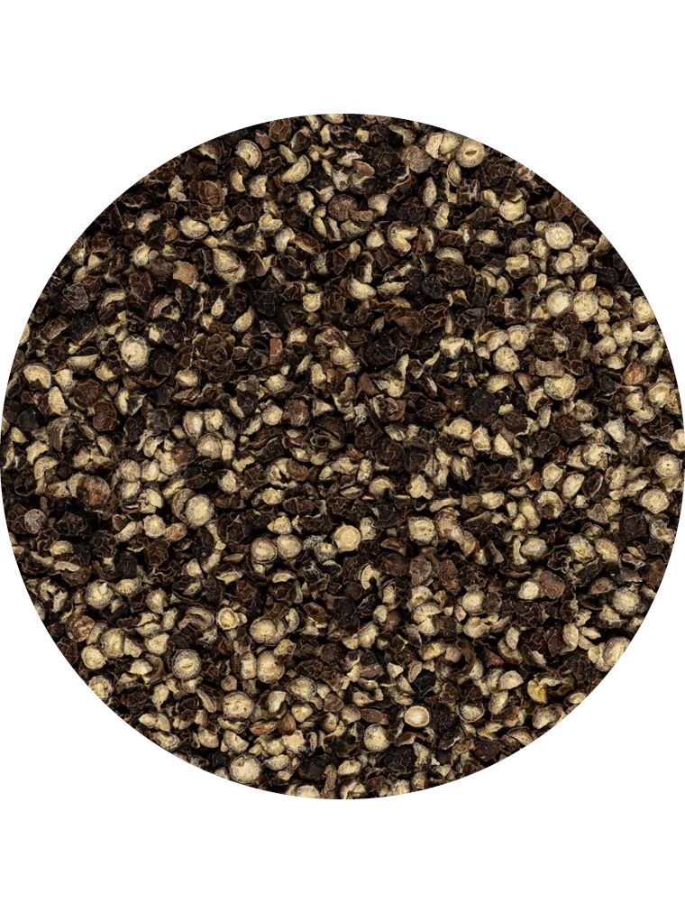 Pfeffer schwarz geschrotet