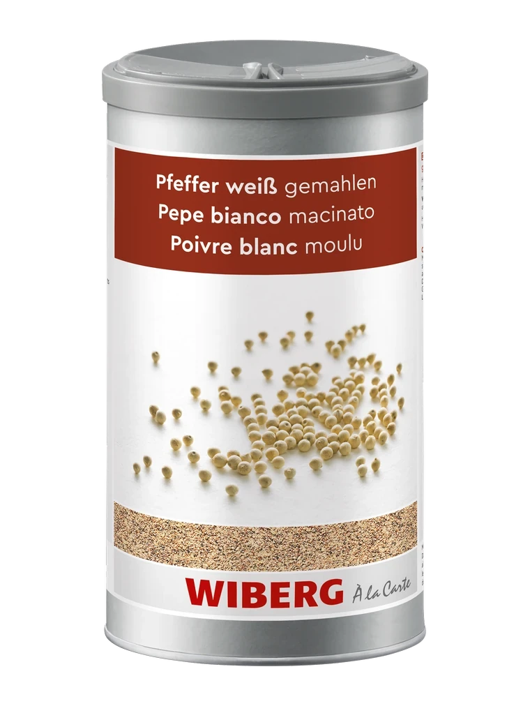 Pfeffer weiß, gemahlen