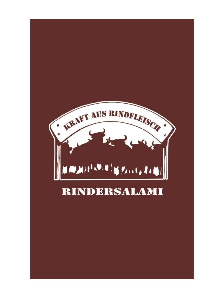 Rindersalami NK 80/50 FASER MAHAGONI-D (rauchdurchlässig)