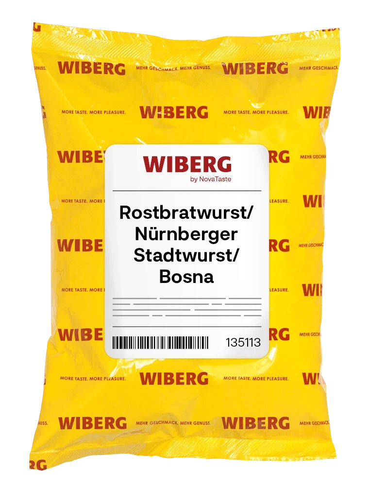 Emballage du produit Rostbratwurst/Nürnberger Stadtwurst/Bosna