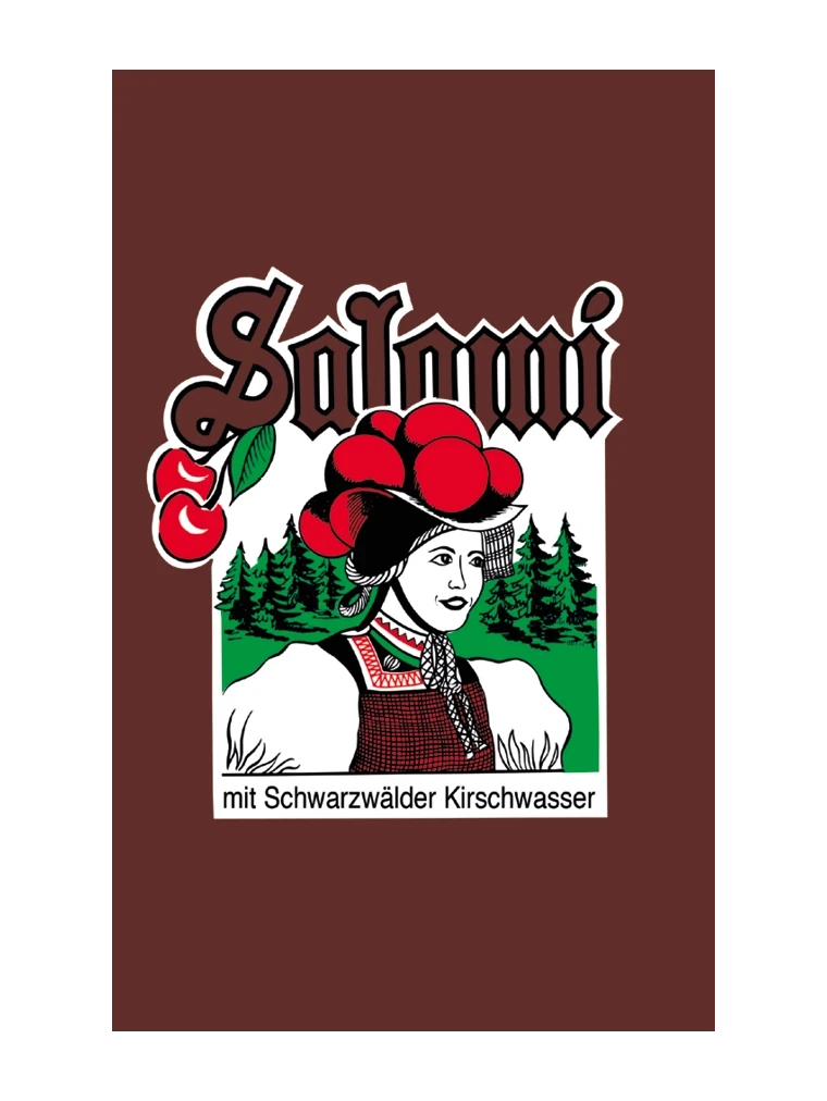 Salami mit Schwarzwälder Kirschwasser NK 80/50 FASER MAHAGONI-D (rauchdurchlässig)