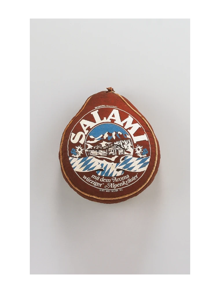 Salamitaler genäht für ca. 1.600 Grammm LINNOHÜLLE BRAUN (rauchdurchlässig)