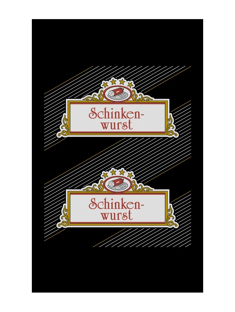 Emballage du produit Schinkenwurst 4 Sterne NK 90/50 SAFE-FASER SCHWARZ (NICHT rauchdurchlässig)
