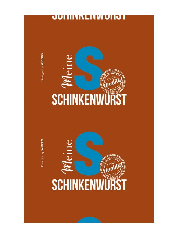 Produktverpackung Schinkenwurst NK 90/50 SAFE-FASER HELLBRAUN (NICHT rauchdurchlässig)