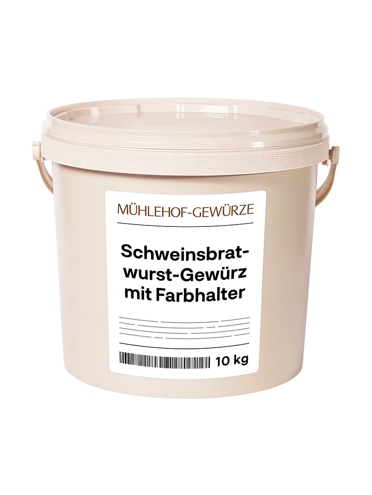 Produktverpackung Schweinsbratwurst-Gewürz mit Farbhalter