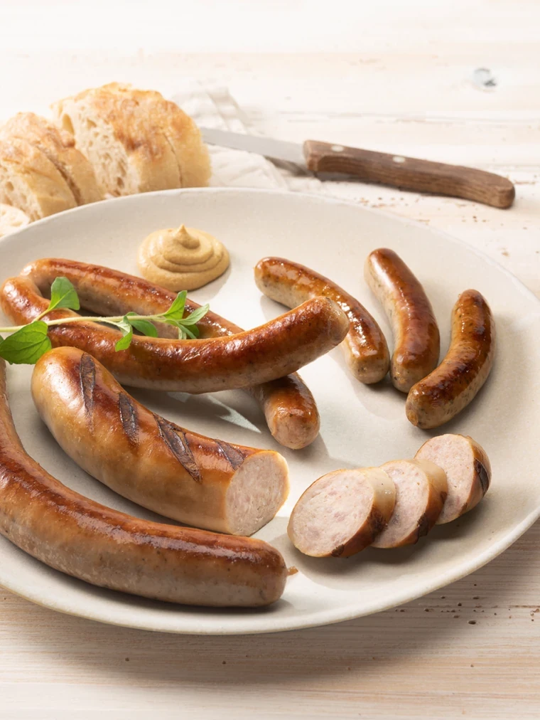 Thüringer Rostbratwurst/Nürnberger Stadtwurst/Bosna