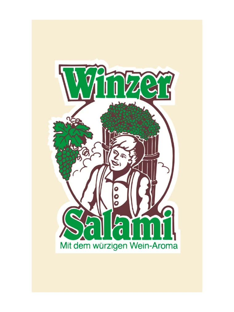 Produktverpackung Winzer Salami NK 65/50 FASER FARBLOS-D (rauchdurchlässig)